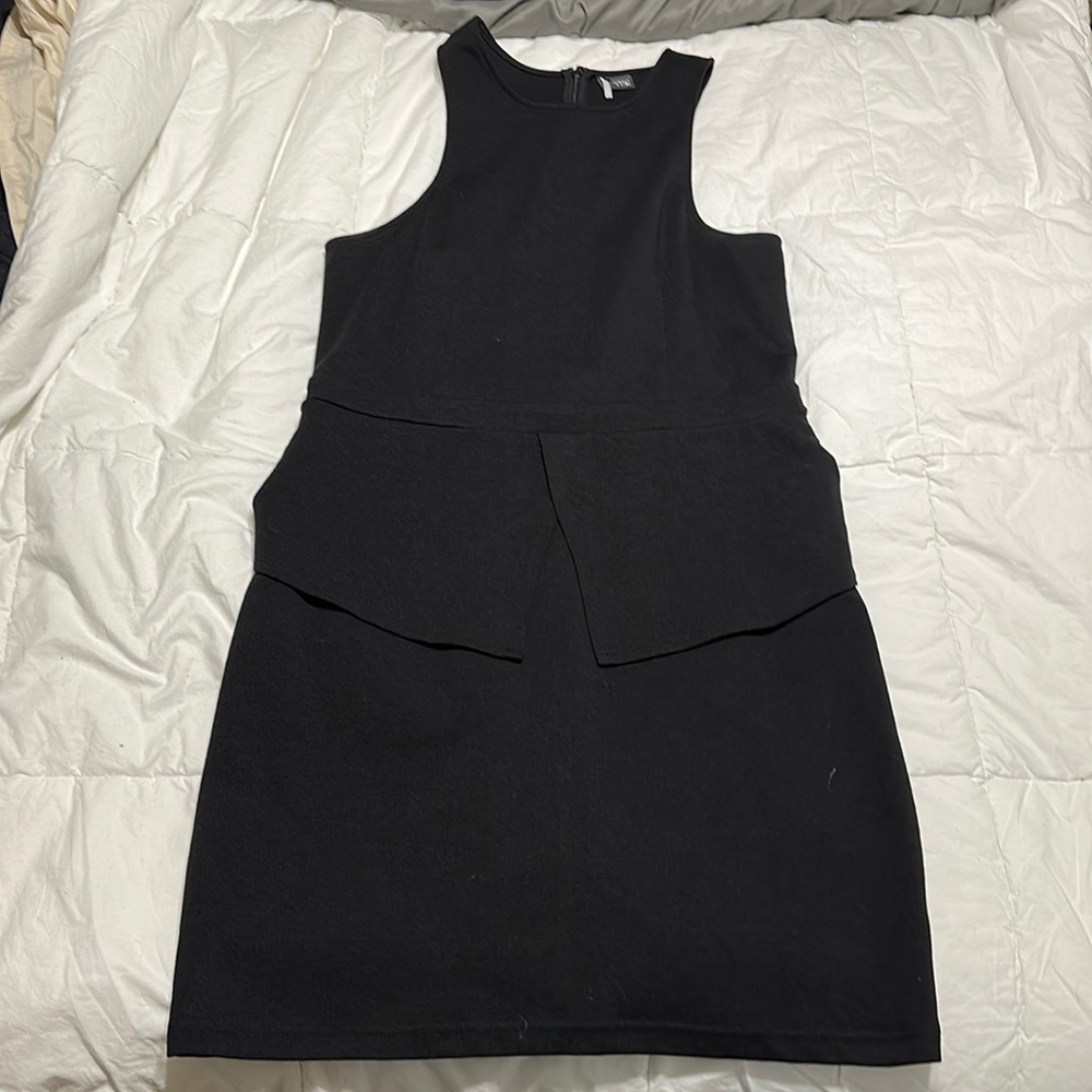 Size Large black mini dress